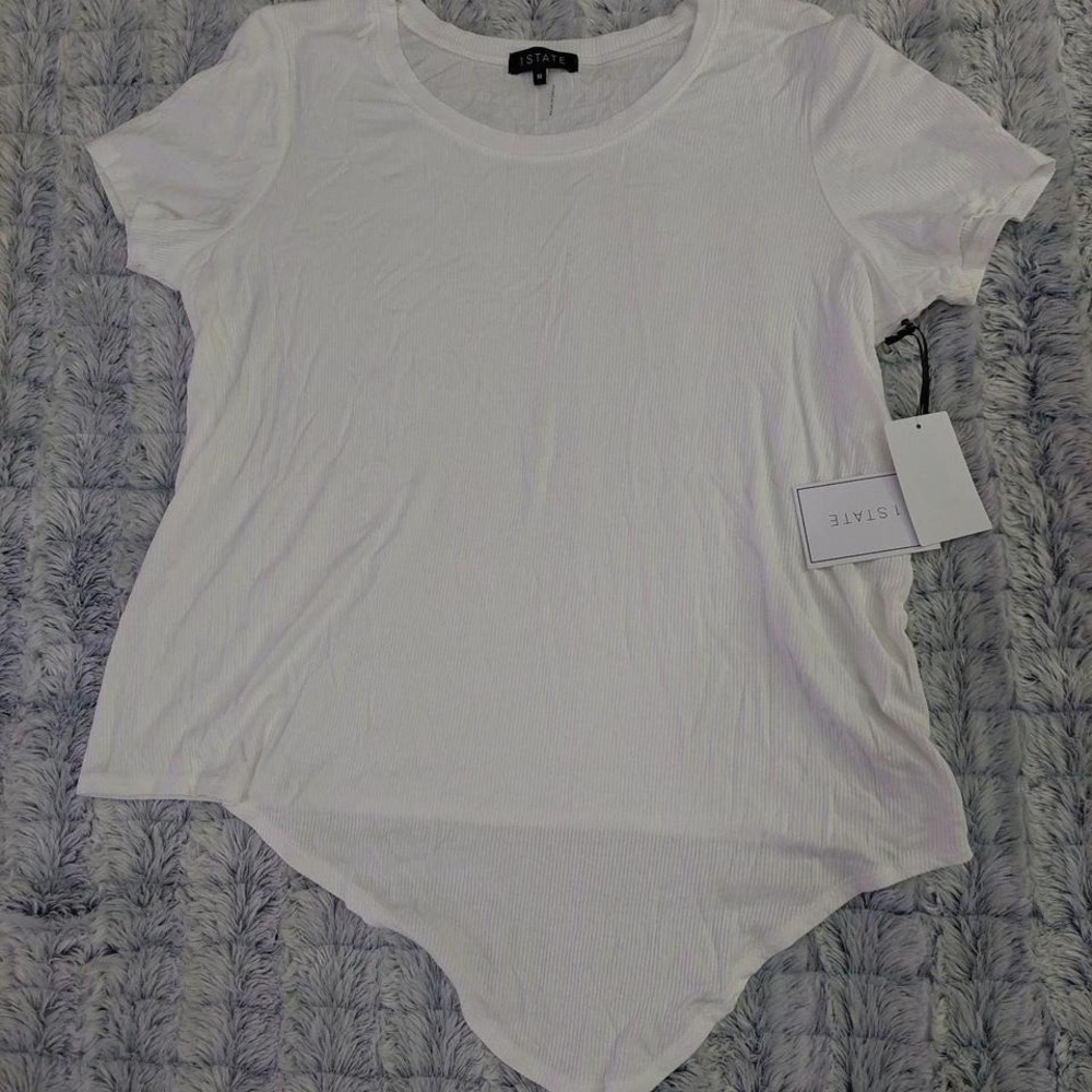 NWT 1.State white‎ tee Medium